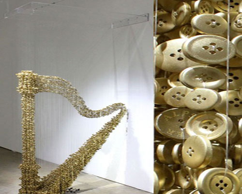 مجسمات رائعة من الأزرار  ( صور )