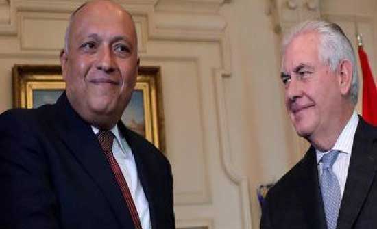 وزير الخارجية المصري ونظيره الأمريكي يبحثان التطورات بالمنطقة وزير الخارجية المصري ونظيره الأمريكي يبحثان التطورات بالمنطقة