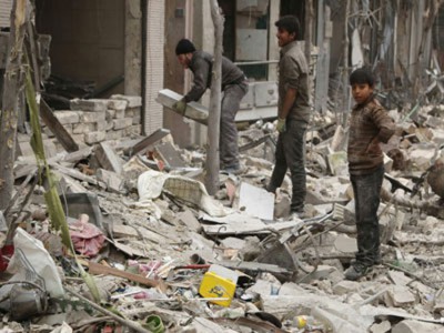 مقتل 14 سوريا في قصف لطائرات النظام على ريف حلب