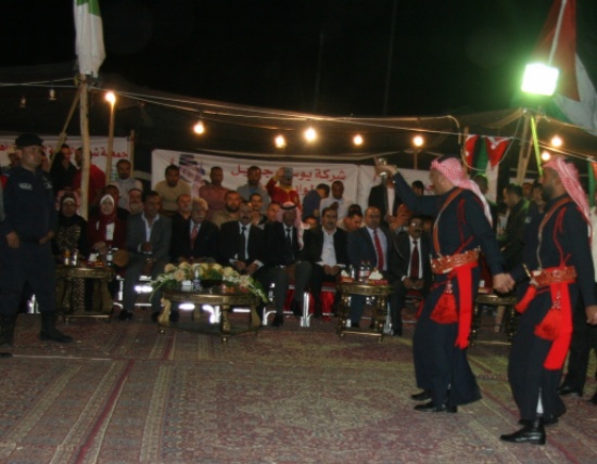 امسية إحتفالية شعبية في منطقة خريبة السوق وجاوا واليادودة والطيبة