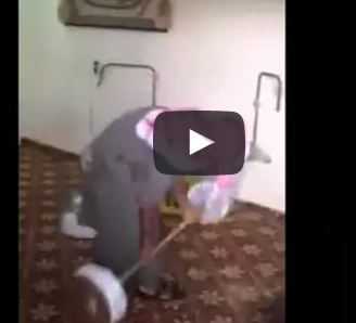 شاهد.. أغرب جيم رياضي منزلي