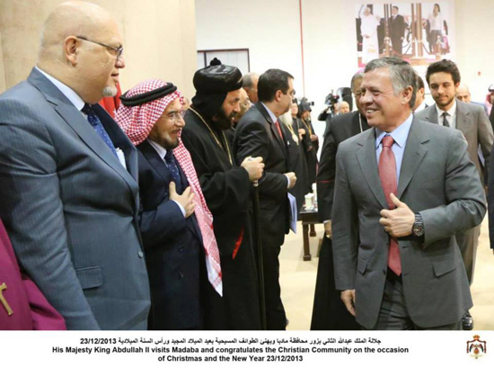 بالصور : الملك يزور مادبا