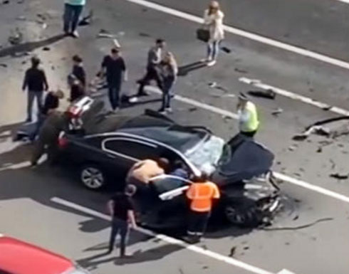 فيديو | تحطم سيارة "بوتين" إثر حادث مروع ووفاة سائقه الخاص فيديو | تحطم سيارة "بوتين" إثر حادث مروع ووفاة سائقه الخاص