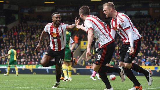 فوز سندرلاند يبقيه في الدرجة الممتازه وهبوط لنيوكاسل ونوريتش