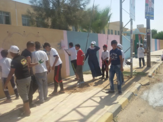 يوم تطوعي ضمن برنامج بصمة في ذيبان يوم تطوعي ضمن برنامج بصمة في ذيبان