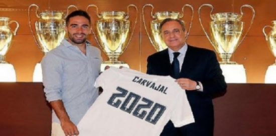 ريال مدريد يمدد عقد كارباخال حتى 2020 ريال مدريد يمدد عقد كارباخال حتى 2020
