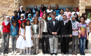 الملك يفتتح مبنى دار الحنان للايتام باربد ( صور )