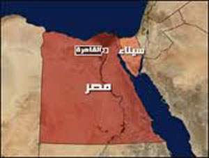 العثور على مخزن ضخم في سيناء يحتوي متفجرات واسلحة