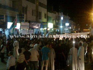 اعتصام اصحاب الاراضي المستملكة في جامعة العلوم والتكنولوجيا (صور )