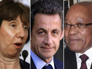 جنوب إفريقيا تنفي إرسال طائرة لنقل القذافي.. ودول غربية تدعوه لحقن الدماء