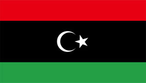 السفارة لليبية بنواكشوط تنزل علم ليبيا الأخضر 
