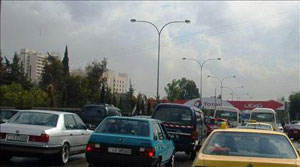 ازمة سير خانقة في عجلون وكفرنجة