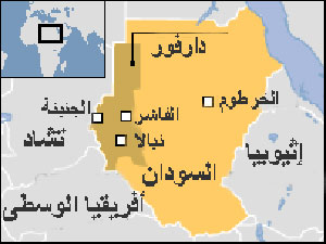 تضرر ستمائة اسرة في دارفور نتيجة الفيضانات 