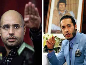 الساعدي القذافي يحمِّل شقيقه سيف الإسلام مسؤولية تعثر المفاوضات مع الثوار