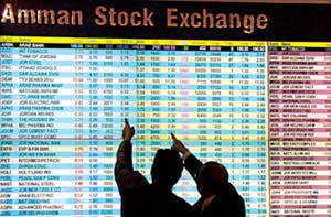 بورصة عمان تبدأ تعاملاتها على ارتفاع 