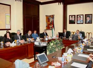 المجالي يستقبل وفد من وزارة الداخلية الرومانية