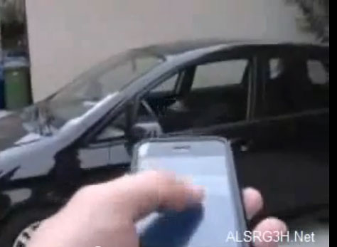 شوفو اي فون شو يسوي بالسياره