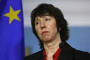 اشتون تصف الاسد بفاقد الشرعية وتطالبه بالاستقالة