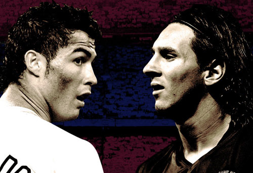 ميسي ورونالدو يتألقان وفوزان ساحقان لبرشلونة وريال مدريد في اسبانيا	