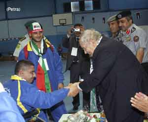 الأمير رعد يرعى بطولة النهضة العربية لكرة السلة للكراسي المتحركة