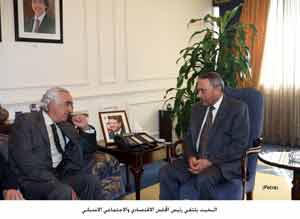 البخيت يلتقي رئيس المجلس الاقتصادي الاسباني  و يتراس الاجتماع الدوري للجنة السياسية