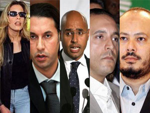 8 من أفراد عائلة القذافي في القاهرة والاخيرة تنفي