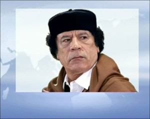  القذافي يتعهد بمواصلة القتال 