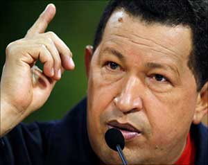 شافيز يندد بـ"الاستعمار الجديد"    