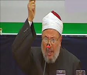 القرضاوي يصف الاسد "ب أبله" وانه سيذهب إلى مزبلة التاريخ