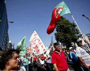 احتجاجات ضد التقشف بالبرتغال    