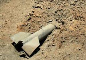 سقوط قذيفة صاروخية على مستوطنة اسرائيلية دون اضرار