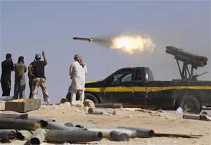 قوات المجلس الانتقالي الليبي تدخل وسط سرت