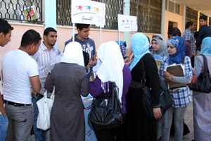 اطلاق حملة انجاز الاعلانية في البلقاء التطبيقية اطلاق حملة انجاز الاعلانية في البلقاء التطبيقية