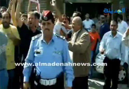 هتافات متقابلة في جرش هتافات متقابلة في جرش
