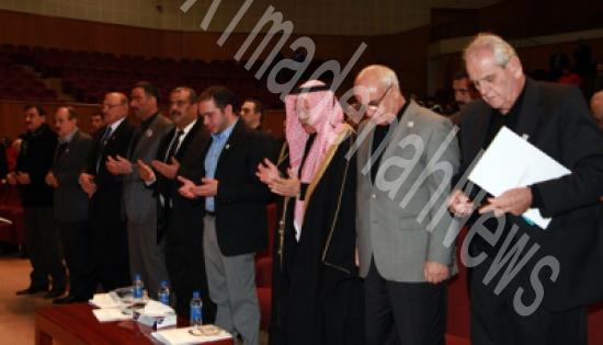 الأمير علي يرعى حفل تأبين المدرب الراحل ابو العوض (صور)
