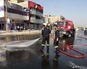 سلسلة تفجيرات في بغداد 