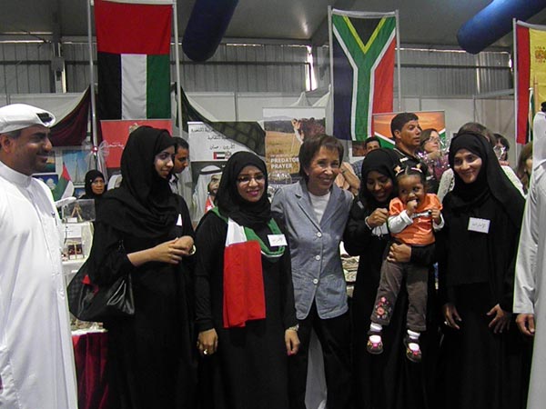 سفارة الامارات  في عمان تشارك في  بازار السلك الدبلوماسي الخيري السنوي