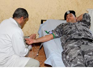 المديرية العامة لقوات الدرك تنظم حملة للتبرع بالدم 