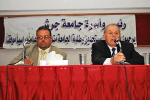 العمري يلتقي الطلبة المستجدين في جامعة جرش