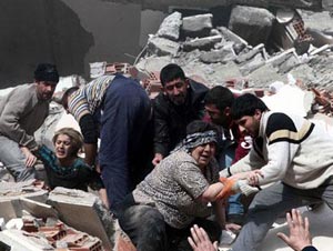 زلزال منطقة "فان" التركية يحصد 217 قتيلاً وأكثر من 1090 جريحاً 