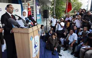 حزب النهضة يعلن فوزه في أول انتخابات الربيع العربي بتونس