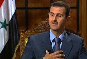 الاسد يحذر من "زلزال" اذا تدخل الغرب في سوريا