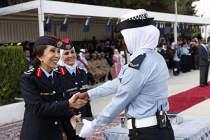 الأميرة بسمه ترعى حفل تخريج الدورة 52من الشرطة النسائية الأميرة بسمه ترعى حفل تخريج الدورة 52من الشرطة النسائية