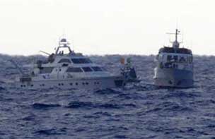 الجيش الاسرائيلي يأمر باعتراض سفينتين متجهتين الى غزة