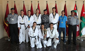 درك الجنوب بطلا لتايكوندو قوات الدرك  