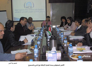 الأعلى للمعوقين يبحث قضايا الإعاقة مع المرئي والمسموع الأعلى للمعوقين يبحث قضايا الإعاقة مع المرئي والمسموع