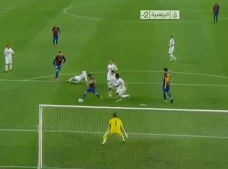 لقطة ميسي التي ادهشت العالم 
