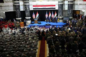 احتفال ببغداد بالانسحاب الأميركي