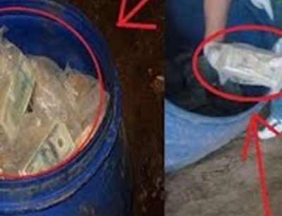 بالفيديو: رجل يعثر على 600 مليون دولار مدفونة في أرضه! بالفيديو: رجل يعثر على 600 مليون دولار مدفونة في أرضه!