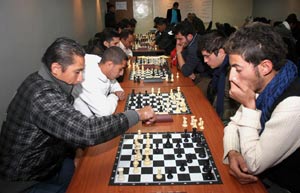 الهندسة التكنولوجية اول شطرنج بطولة الطلاب  والحصن الجامعية اول شطرنج الطالبات 